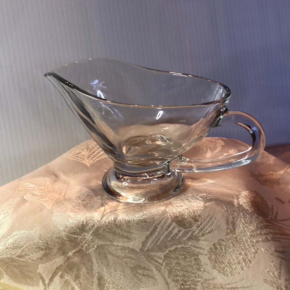 Pasabahce Crystal Gravy Boat
